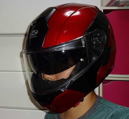 タイプシステムヘルメットOGK KABUTO KAZAMI Lサイズ  ;G-10001;