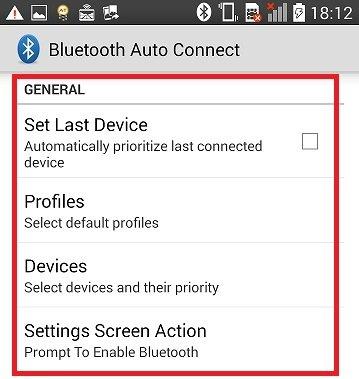 BluetoothAutoConnectをスマホナビ向けに設定